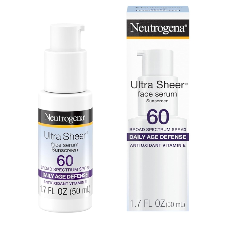 Ultra Sheer® Oil-Free Face Serum With Vitamin E SPF 60+